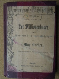 Der Millionenbauer Max Kretzer