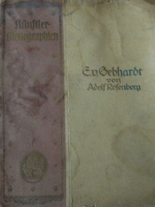 E. von Gebhardt  von Adolf Rofenberg 1899 Buch