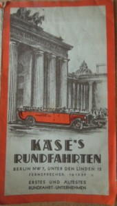 Kase's Rundfahrten Karte Berlin