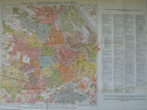 Plane Von Wien Freytag and Berndt's map