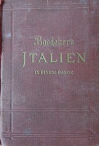 Baedeker's Italien 1890 cover