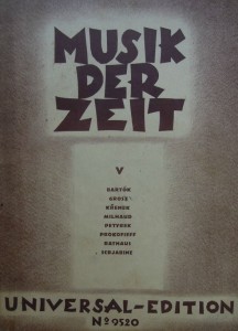 Musik Der Zeit Universal-Edition No 9520