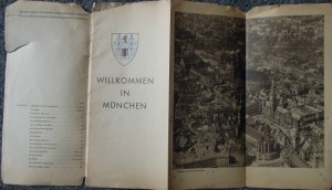 München Karte map and guide buch cca 1933