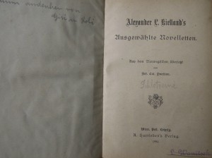 Ausgewahlte Novelletten 1881 Buch