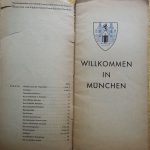 München Karte und Reiseführer 1933 