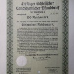 Landschaftlicher Pfandbrief 100 Reichsmark 1940