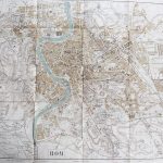 Stadtplan von Roma map Karte pianta plan mapa 1875-1943 Leipzig