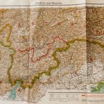 Südtirol und Venetien Karte Plan map I. Weltkrieg World War