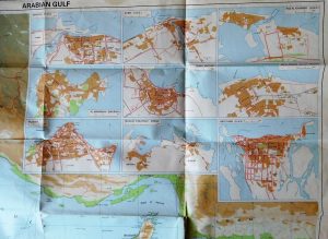 Arabian Gulf map 1977