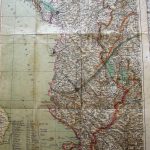 Karte von Albanien Albania map 1928