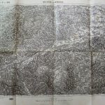 Dobczyce Myslenice Wieliczka Poland military map karte 1909 Polska mapa