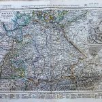 Bayern Würtenberg beyde Hohenzollern und Baden Karte map