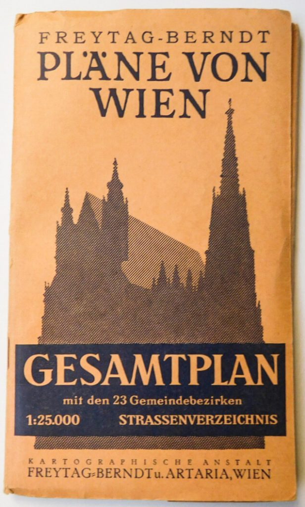 Plane Von Wien Gesamtplan map