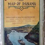 Birds Eye View of the Panama Canal and Map of Panama