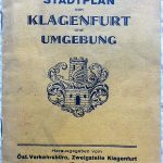 Stadtplan von Klagenfurt und Umgebung cca 1928