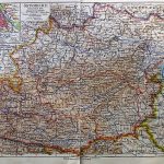 Österreich Östlicher Teil Landkarte Austria old map