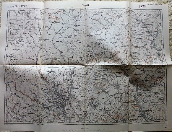 harta drajna Slonu Bátráni Calvini Drajna Romania harta map Landkarte 1915 