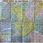 Plan de Bruxelles et ses Faubourgs, Petit Plan De Bruxelles & Faubourgs map Landkarte