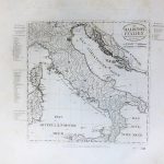 Die Halbinsel Italien Landkarte Italy map