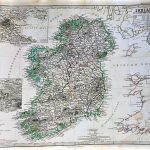 Ireland old german map 1866