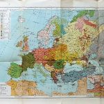 Völkerkarte von Europa Ethnographische Übersicht