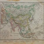 Asia Asien Landkarte 1867 Asia old map