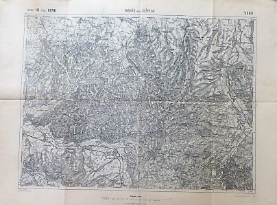 Tasnad Széplak Suplacu de Barcau Margita Rumanien Landkarte Romania old map 1912