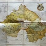 Harta Judetului Satu-Mare 1928 Romania Landkarte Rumanien old map