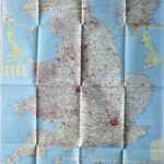 The Daily Telegraph Tourists map Great Britain 1960