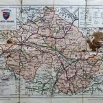 Judetul Satu-Mare Harta Landkarte Rumanien old map Romania