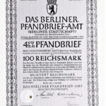 Das Berliner Pfandbrief 100 RM 1940