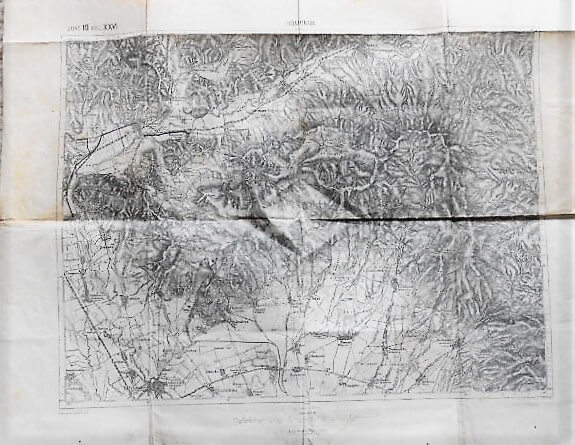 Humenné Homonna Slovakia Slovakei Landkarte Slovakia old map 1911