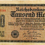 Reichsbanknote Tausend Mark 1922