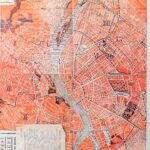 Plan von Budapest Budapest old map 1938-45