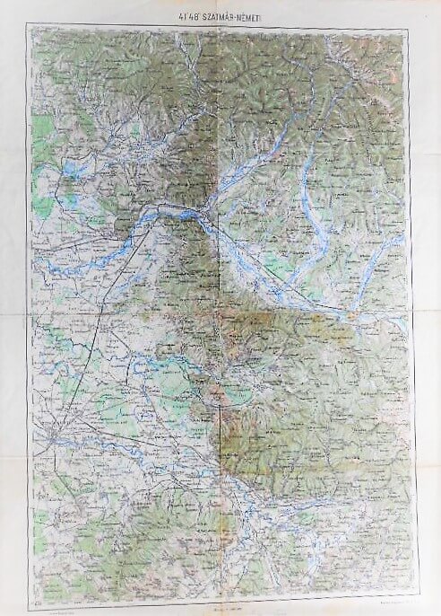 Satu Mare Harta Romania Satu Mare Umgebung Rumanien Romania old map