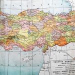 Türkiye Cumhuriyeti Haritasi Türkei Landkarte Turkey old map