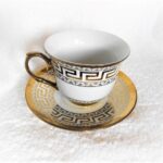 Bohmann gold mug and saucer