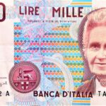 1000 Lire Mille 1990 Italia Papiergeld Banknote paper money