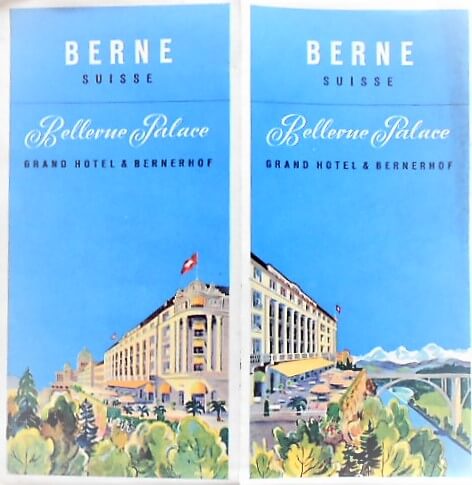 Berne Suisse Bellevue Palace Grand Hotel & Bernerhof