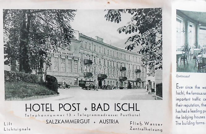 Hotel Post Bad Ischl Salzkammergut Austria Österreich