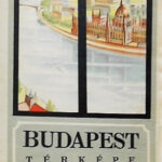 Plan von Budapest Budapest old map 1958