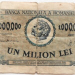 Un Milion Lei 1947 Romania Rumanien Papiergeld paper money