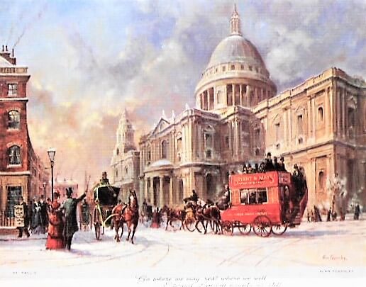 ST PAUL'S Alan Feanley Sharpe's Classic Greeting Card