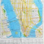 New York City Manhattan Map Hagstrom House numbers transport