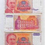 50.000.000 Dinara Jugoslavije Beograd 1993 Banknote paper money