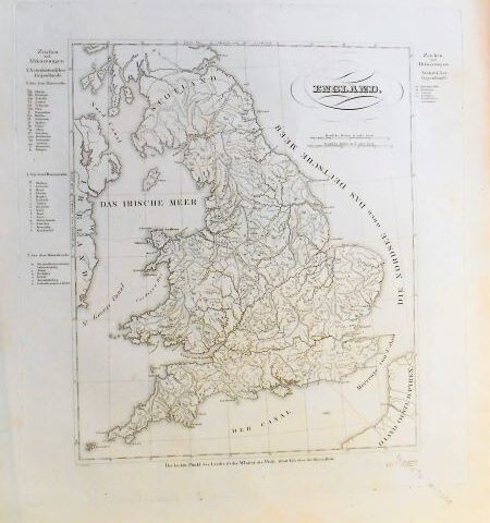 England Landkarte old german map