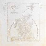 Scotland german old map Schottland Landkarte