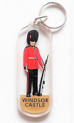 Windsor Castle England vintage keychain