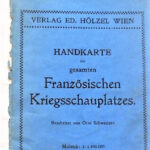 Handkarte Französischen Kriegsschauplatzes 1914