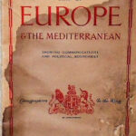 Map of Europe and the Mediterranean 1930